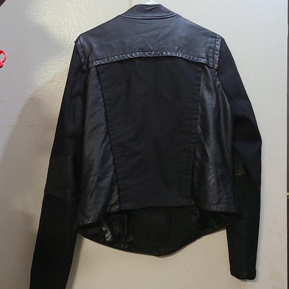 Forever 21 Faux Leather and Jean Jacket - Picture 4 of 4